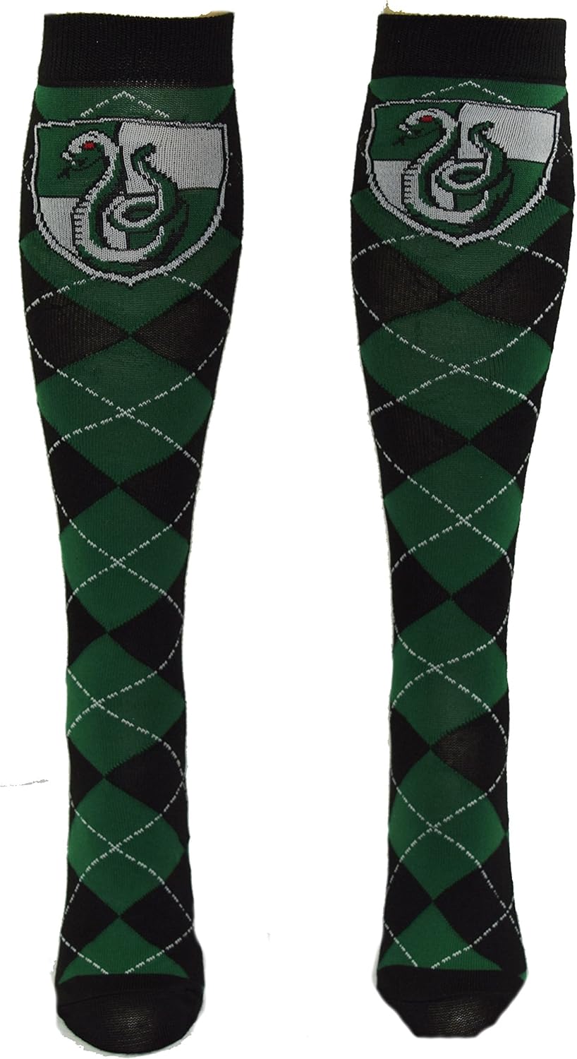 Harry Potter Slytherin School Uniform Knee High Socks: Clothing