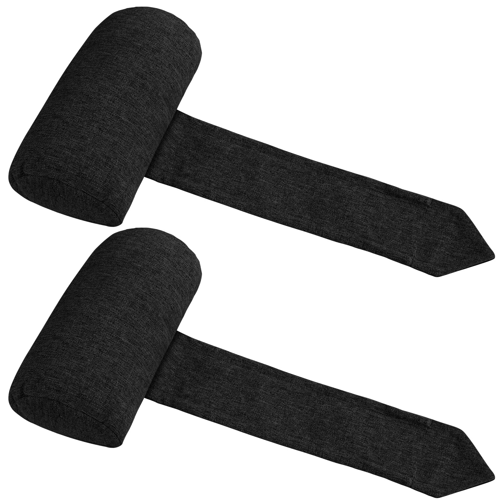 Photo 1 of Marsui 2 Pcs Chaise Lounge Headrest Pillow Beach Chair Pillow for Adult Outdoor All Weather Patio Swim Pool Sunbathing Recliner Neck Rest Cushion Supplies with Non Slip Weighted Tail(Black)