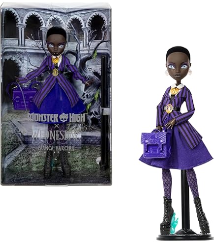 Amazon.com: Monster High Wednesday Doll and Accessories, Enid