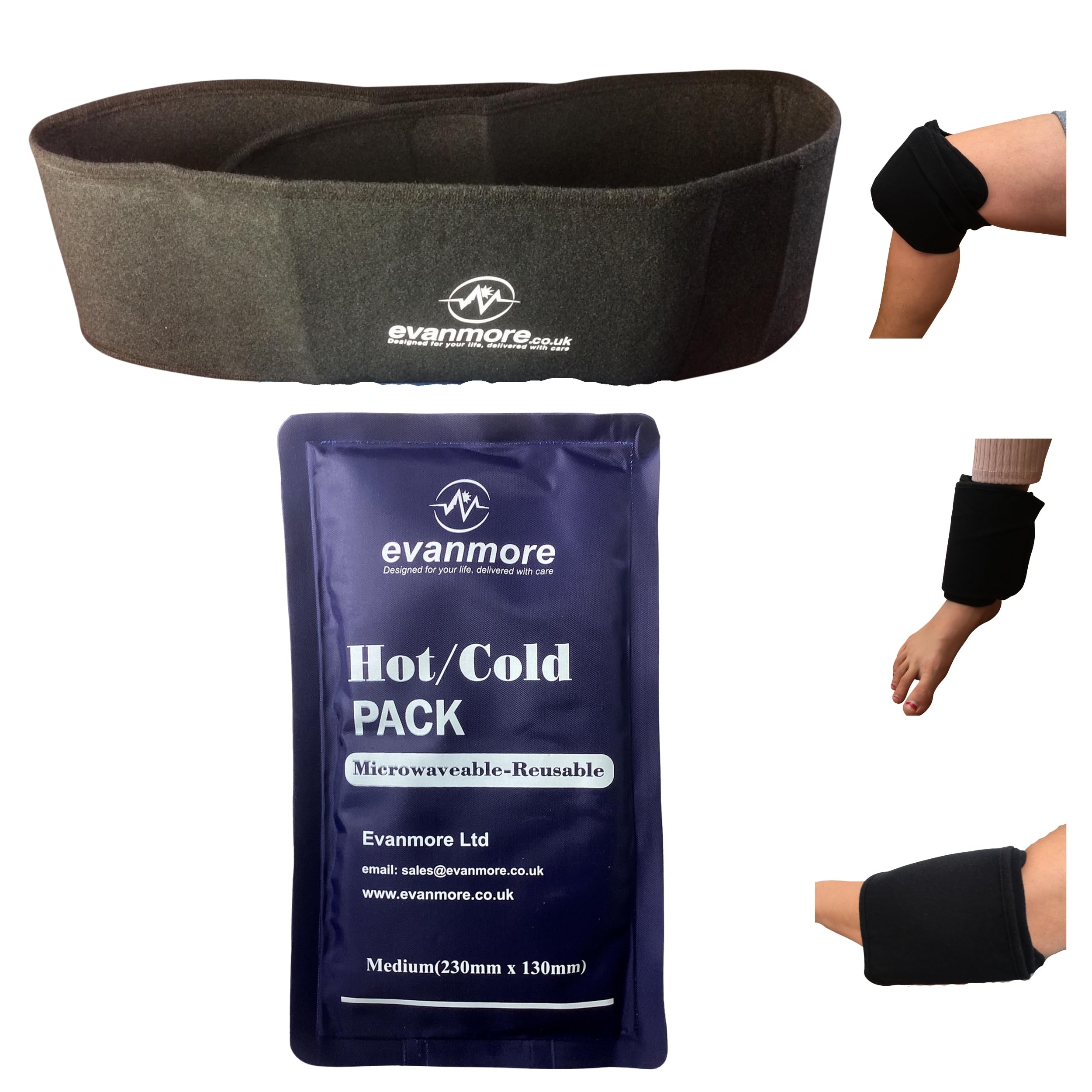 Knee Hot Cold Therapy Pack Wrap Compress Reusable Adjustable Flexible Elbow Wrist Pain Relief