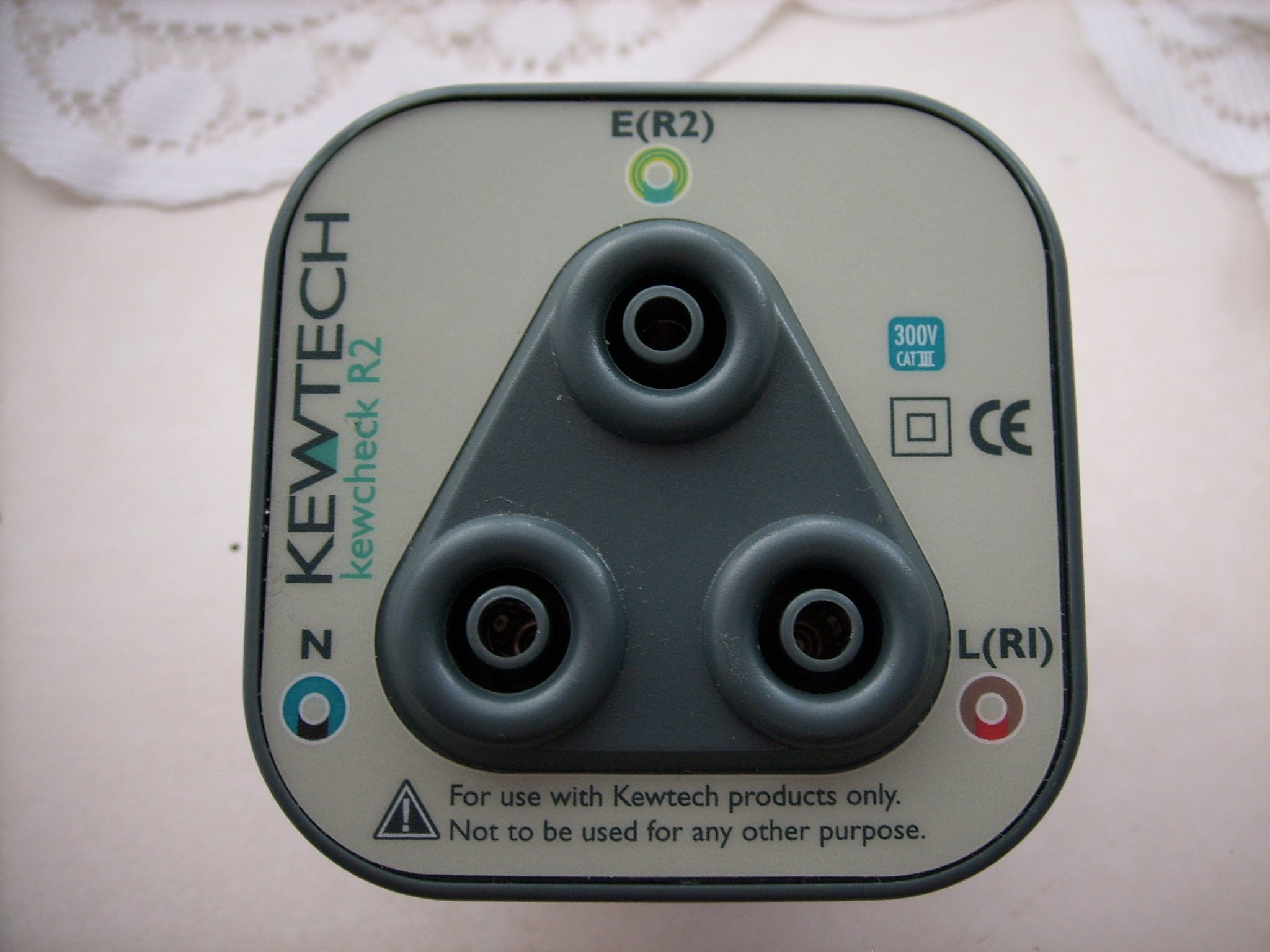 Kewtech KEWCHECK R2 Test Socket Adaptor, 3 mm x 4 mm