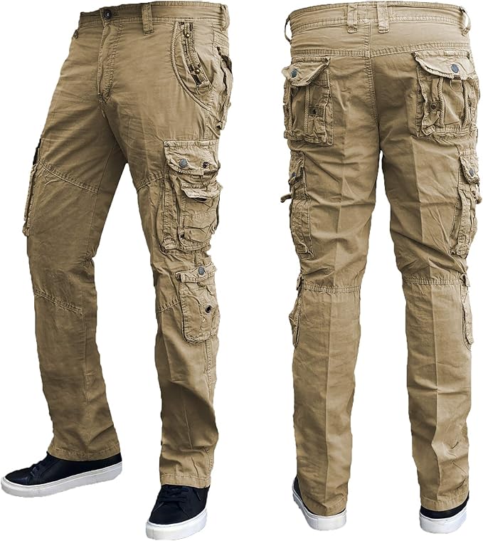 cargo work trousers mens uk
