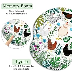 LIMKRIAN Chicken Ergonomic Mouse Pad with Wrist