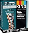 KIND Bars, Dark Chocolate Nuts & Sea Salt, Gluten Free, 1.4 Ounce Bars, 12 Count