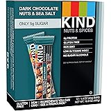 KIND Bars, Dark Chocolate Nuts & Sea Salt, Gluten Free, 1.4 Ounce Bars, 1 Count