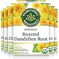 Traditional Medicinals Organic Roasted Dandelion Root Herbal Leaf Tea, 16 Tea Bags (Pack of 6)