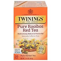 Twinings Pure Rooibos Red Herbal Tea Individually