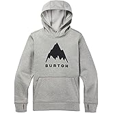 Burton Kids' Oak Pullover Hoodie (US, Alpha, Small, Regular, Gray Heather)