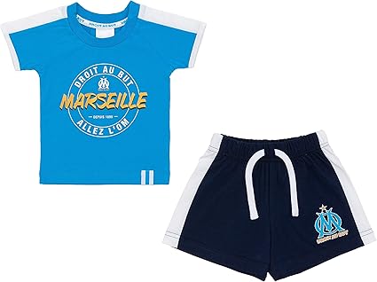 Vetements Vetements De Bebe Collection Officielle Taille Bebe Olympique De Marseille Ensemble Body Bavoir Om Genesis Gs Com