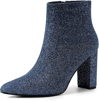 black sparkly booties