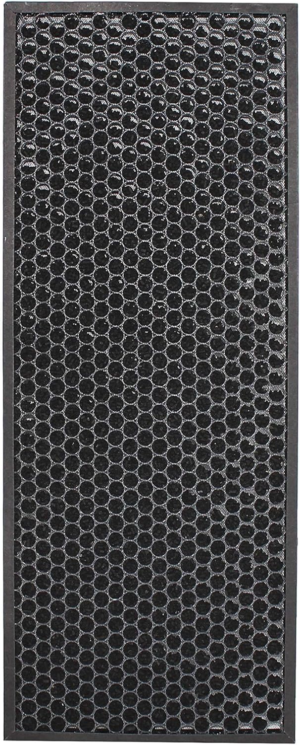 LifeSupplyUSA 2 Pack Replacement Odor Eliminator Carbon Filter Compatible with Rowenta XD6061 XD6066 fits PU6010 PU6020 Intense Pure Air XL Purifiers