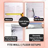 Radflek Radiator Reflector Panels 5 Pack Heat Reflective Foil Fits Up To 10 view 7