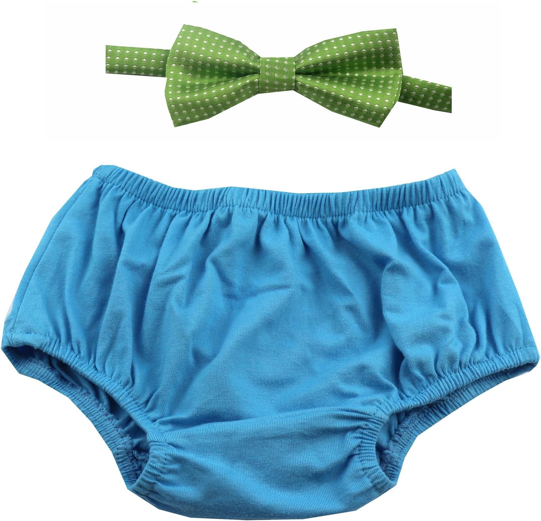 Gentlemen Ties Cake Smash Outfit Boy First Birthday Includes Bloomers and Bow Tie