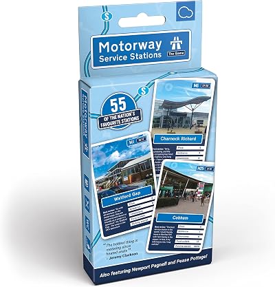 Bubblegum Stuff Motorway Service Stations Playing Cards Family Game