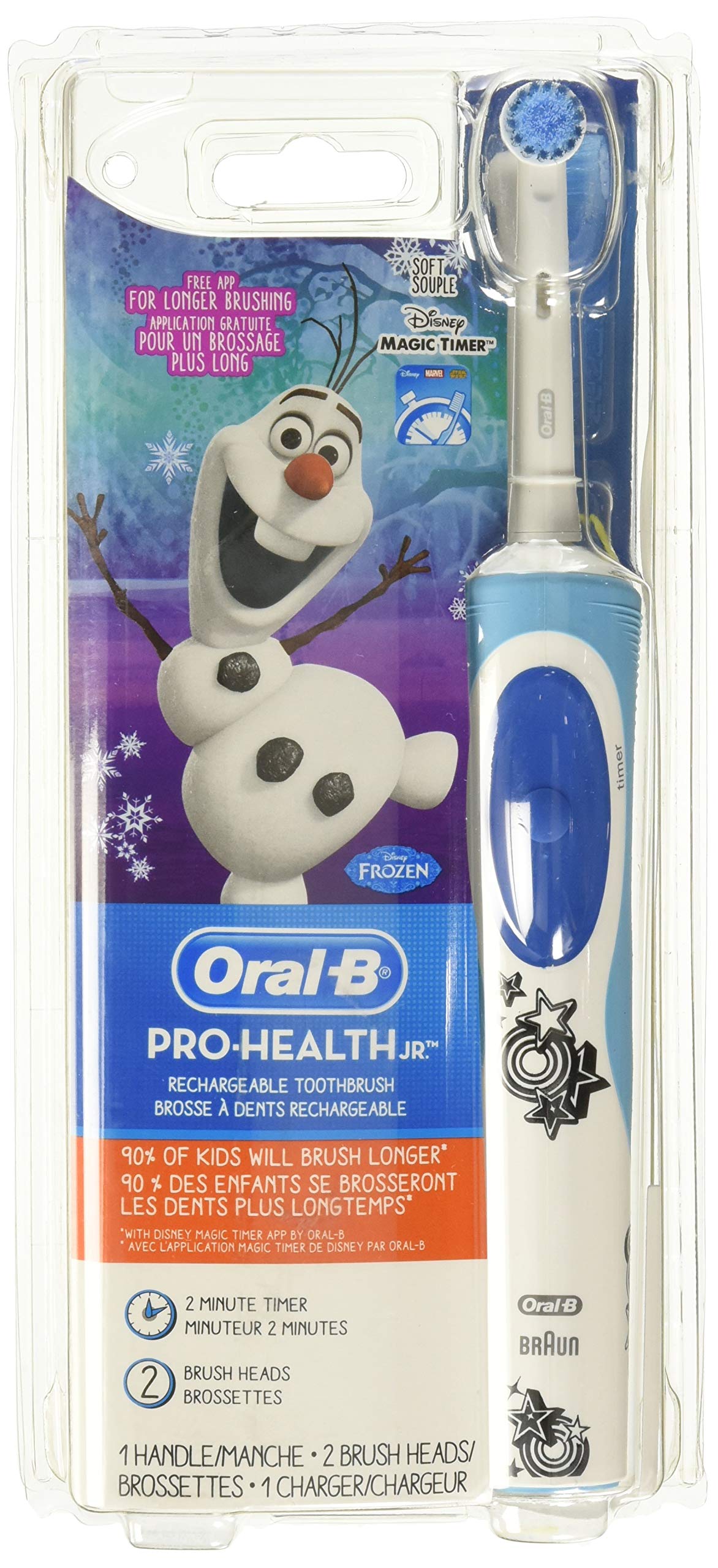 Buy OralB Kids Electric Rechargeable Power Toothbrush Featuring Disney