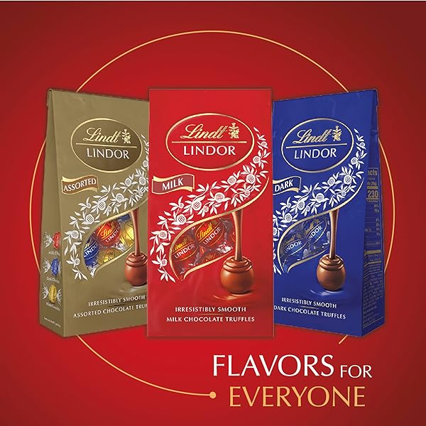 LINDT LINDOR MILK CHOCOLATE TRUFFLES, 60 COUNT BOX, 25.4 OUNCE