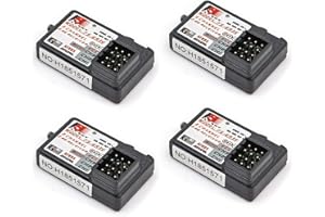 Sunydog RC Receiver,4PCS FS-GR3E AFHDS 2.4G 3CH Receiver for FS-GT2 FS-GT2B FS-GT3B FS-GT3C FZ-IT4S RC Car Boat
