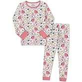 Jimonda Kids Soft Pajamas Sets 2-Piece Toddler Long Sleeve Sleepwear For Girls Boys Top And Pants Outdoor Pjs Size 24M-12Y