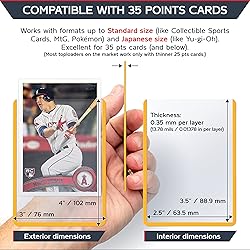 Quiver Time 100 Yelllow 3x4 Top Loaders for Cards