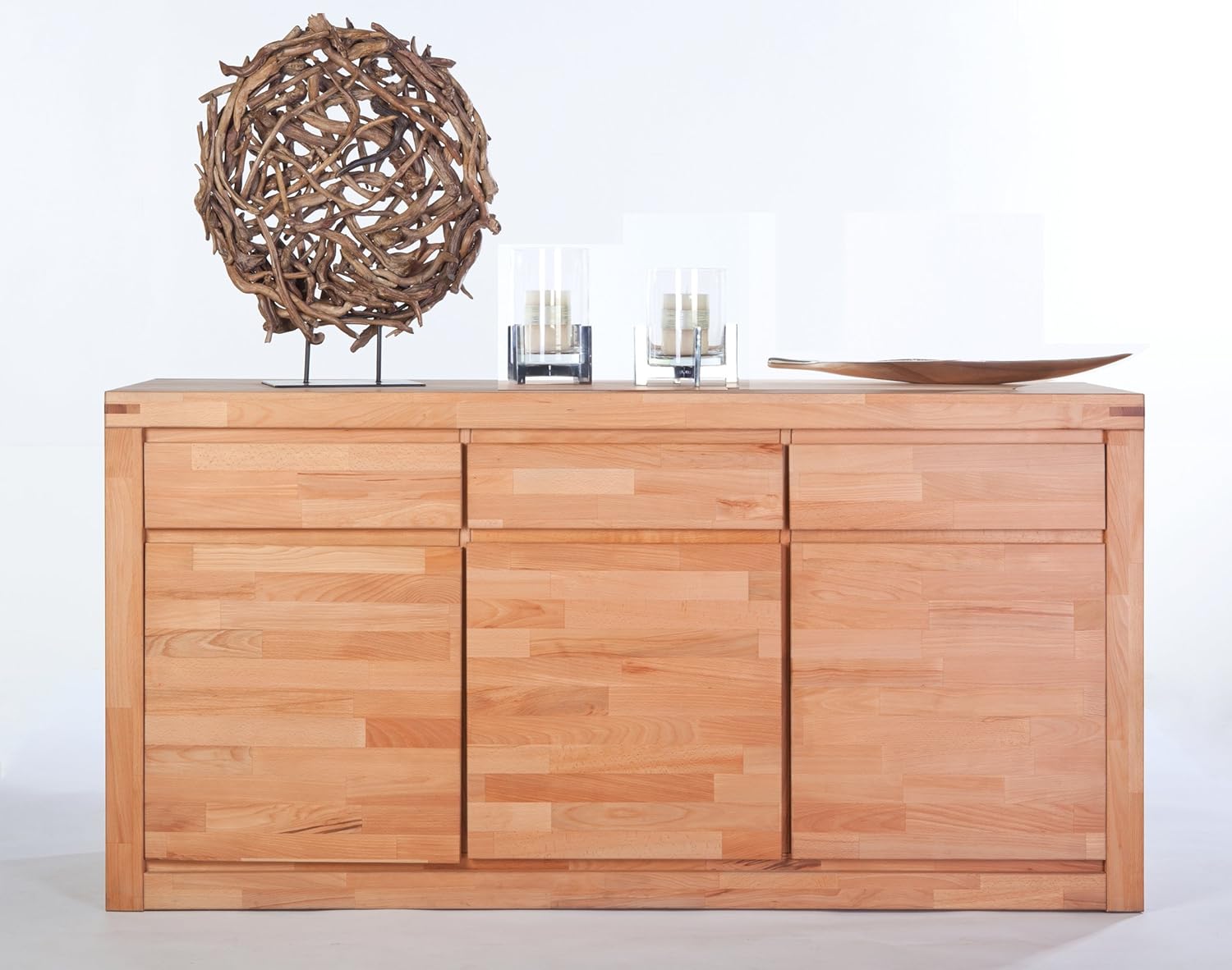 Kommode Sideboard Chest Of Drawers Solid Beech Heartwood Oiled B