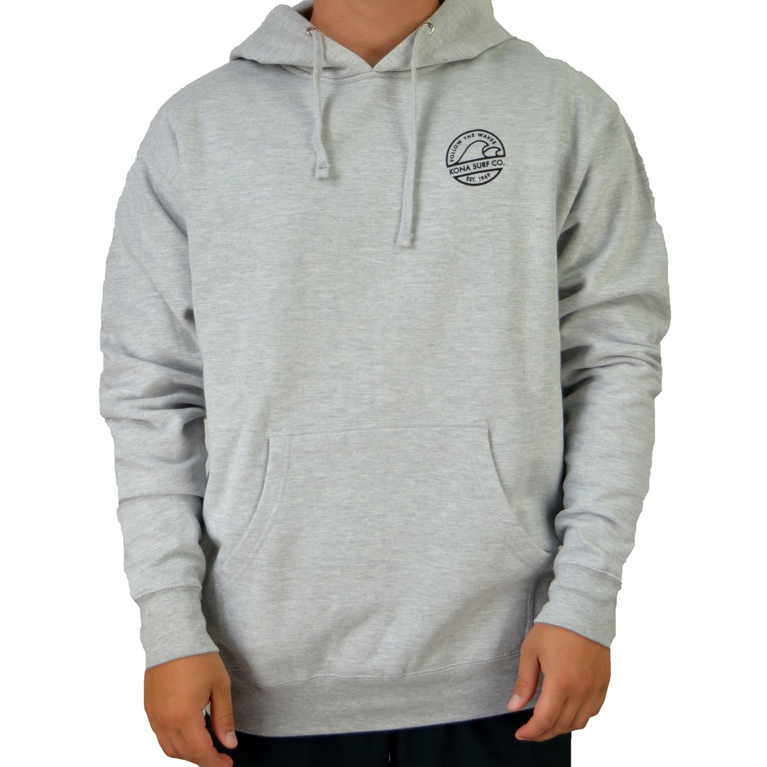 Vintage Wave Mens Pullover Hoodie KONA SURF CO Clothing Fashion Hoodies