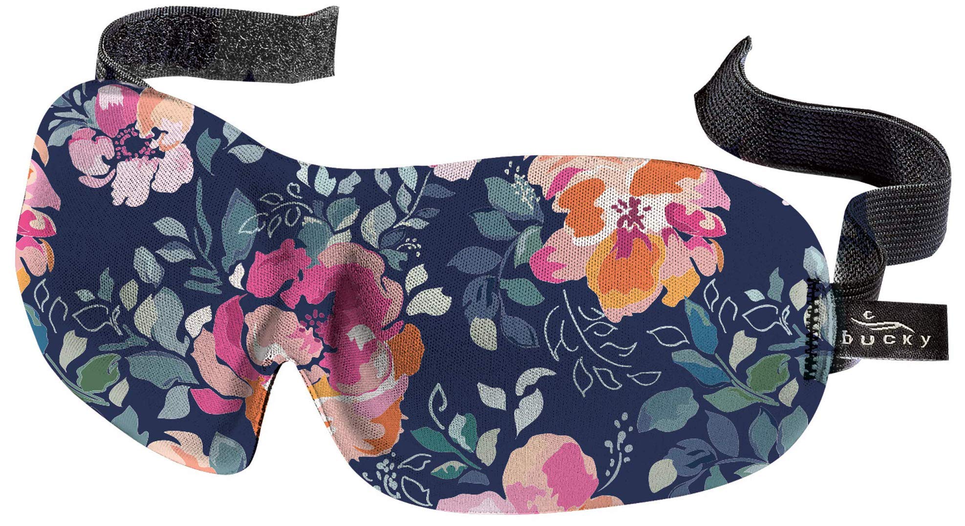 Bucky 40 Blinks No Pressure Eye Mask for Travel & Sleep, Midnight Floral, One Size, Midnight Floral, 1 Count (Pack of 1), Casual