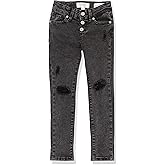 Jessica Simpson Girls' Jeans, Black Wash, 10