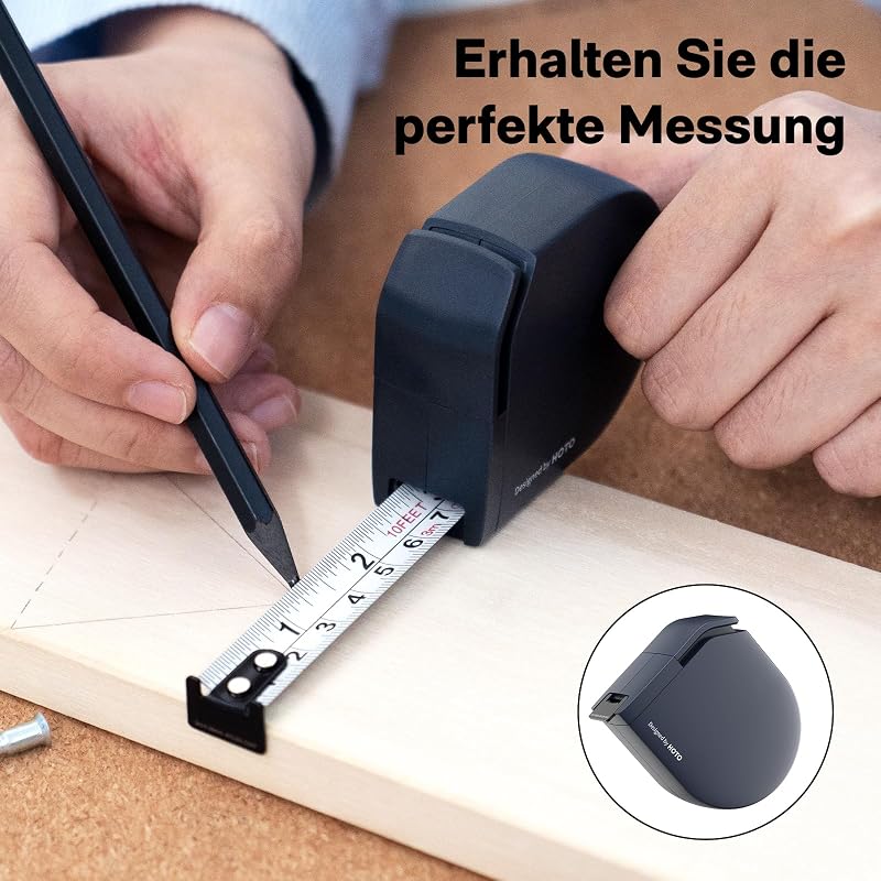 Einziehbares Maßband 3M/10 Ft Selbst-Arretierendes Bandmaß