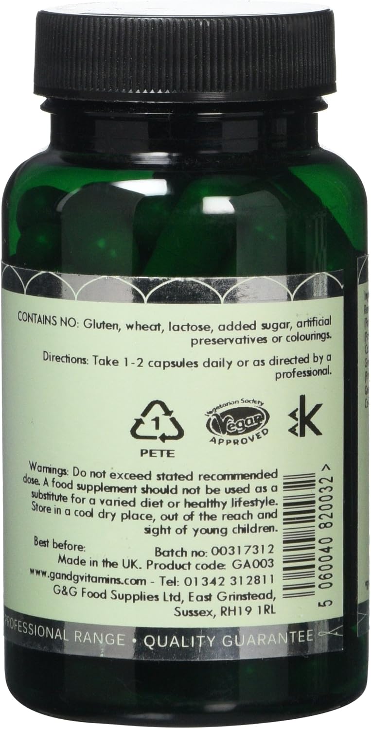 Resveratrol Complex - Resveratrol, Quercetin, Co-Q10 and Green Tea Extract - 60 Vegan Capsules - Non-GMO, Made in The UK - G&G Vitamins - Image 3