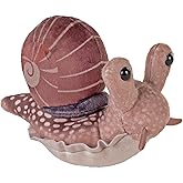 Wild Republic Pocketkins-Eco Snail, Stuffed Animal, 5 inch, Plush Toy, Ecofriendly