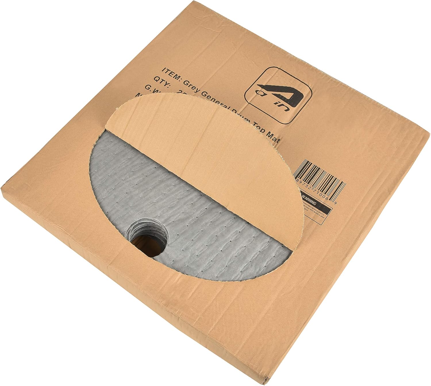 Aain(R) LT011 White Absorbing Heavy Weight Oil-Only Absorbent Mat Pad, Heavy Weight Polypropylene Absorbent Pad, 20" Length x 15" Width, White, LT011A: Home Improvement