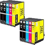 Supply Guy 10 XL Ink Cartridges Compatible Epson 29XL XP-235 XP-455