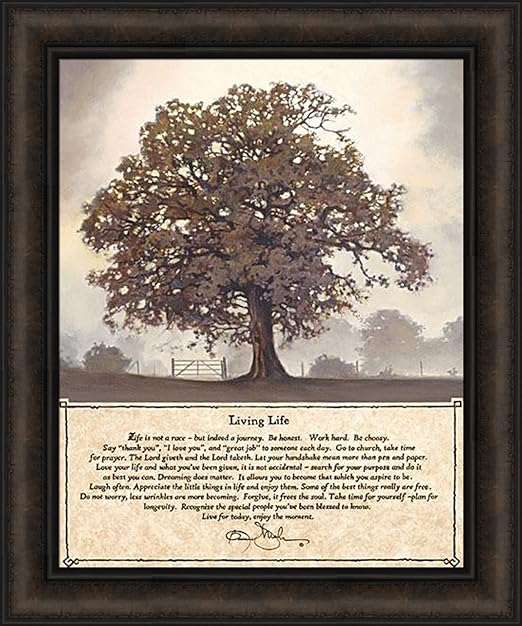 Amazon.com: Home Cabin Décor Living Life by Bonnie Mohr 20x24 Life is A