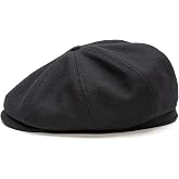 Sterkowski Shelby | 100% Wool Newsboy Cap for Men | Elegant 8 Panel Paperboy Hat