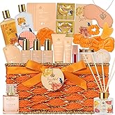 Valentines Day Gifts Basket for Women, 35 Pcs Spa Gift Basket, Face Skin Care Set, Bath and Body Kit, Relaxation Gift, Necklace, Face Cream, Christmas, Birthday, Valentines, Mother's Day