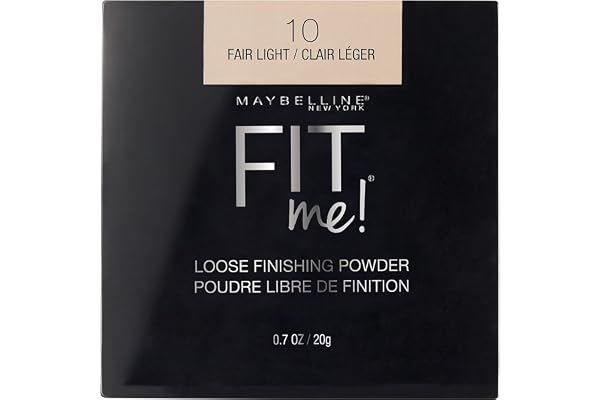 Maybelline New York Fit Me Loose Finishing Powder, Fair Light, 0.7 oz.