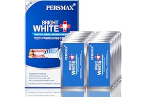 PERSMAX Teeth Whitening Strips – 14 Treatment, 28 Non-Slip Strips, Professional Dentist Approved, Gum-Safe Formula, Pain-Free