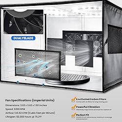 Airbrush Spray Booth with Dual Exhaust