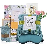 Gifts for Women Get Well Soon Gifts Self Care Package Feel Better After Surgery Sympathy Gift Baskets Thinking of You Gifts Healing Blanket Birthday Gifts for Women Mom Sister Daughter Best Friend