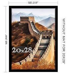 Picrit 20x28 Picture Frame, Poster Frame for Wall