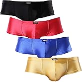 iKingsky Men's Cheeky Thong Underwear Sexy Mini Cheek Boxer Briefs