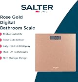 Salter Digital Bathroom Scale Glitter Rose Gold Platform 180kg view 2