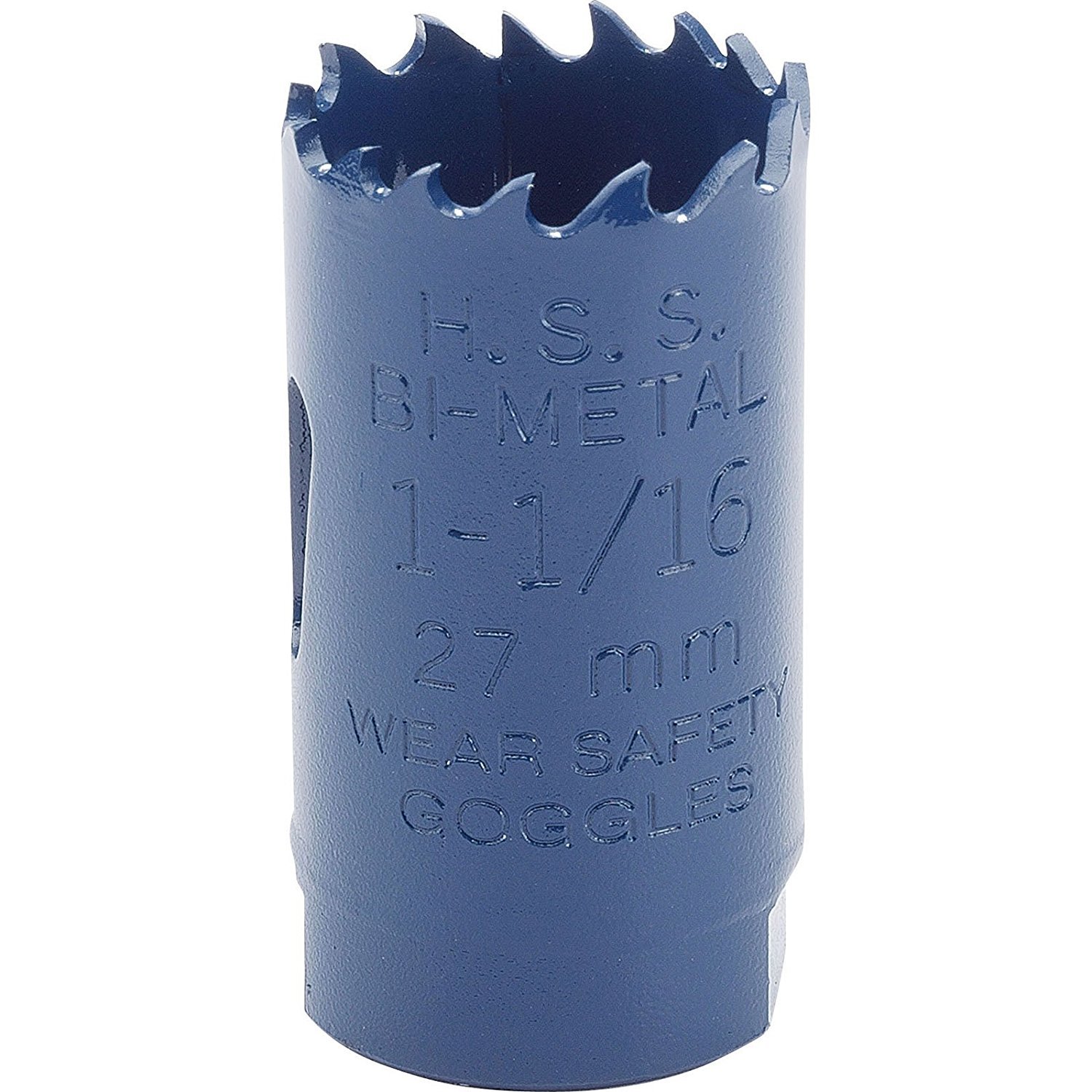 Draper 34755 Expert HSS Bi-Metal Hole Saw Blade, 27mm, Blue