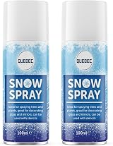 Quebec Artificial Snow Spray 100ml Snow Scene Decor Window Tree Glass view 1