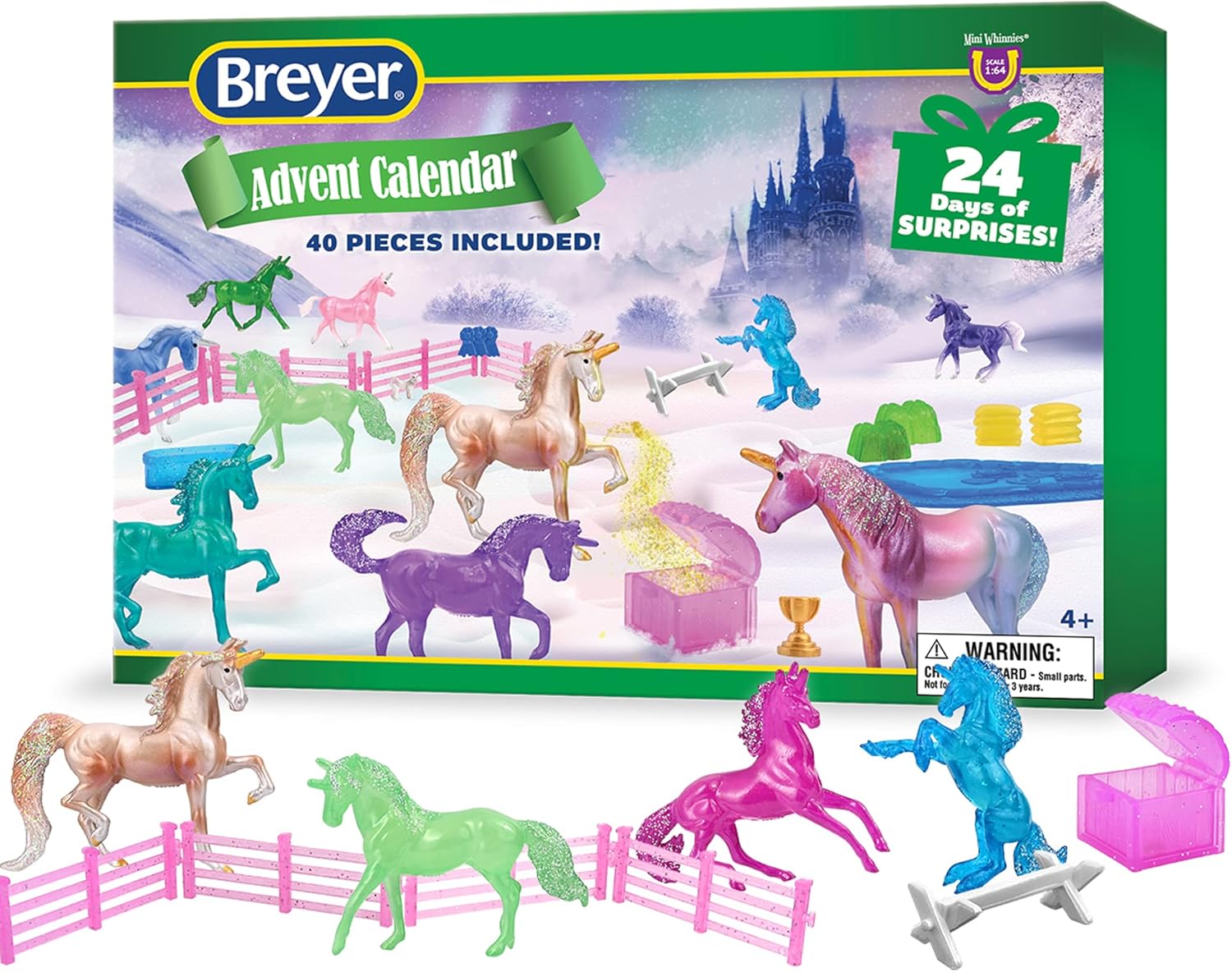 Advent Calendars - Breyer Horses 2023 Holiday Collection | Holiday Advent Calendar | Unicorn Magic | Model #700723
