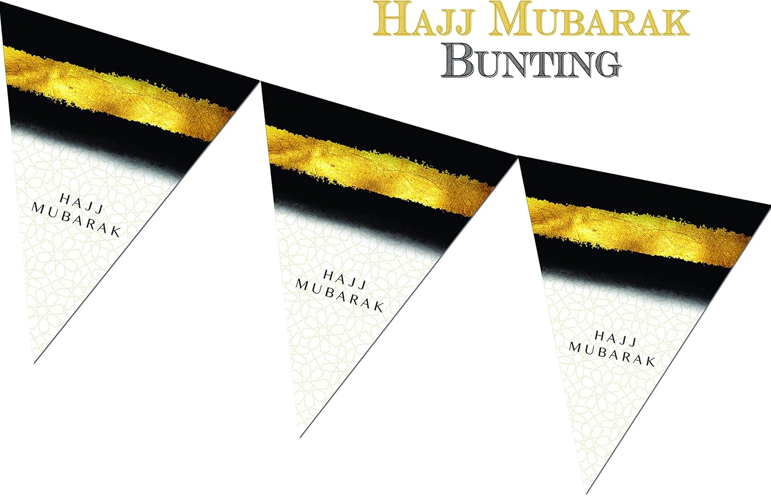 Hajj Mubarak Bunting Amazon Co Uk Toys Games