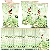 CHAMPBULL 30Pcs Pricess Tiana Party Gift Bags, Gift Bags Party Supplies Birthday Decoration Pricess Tiana Party Decorations