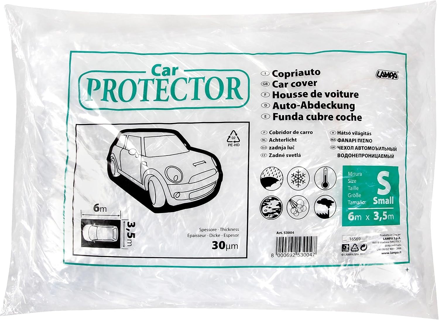 Walser 53004 PE Car Protector, S, Other - Image 3