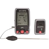 AcuRite (00278A2) Digital Meat Thermometer and Timer with Wireless Pager | Get instant readouts, plus get paged wirelessly when your food reaches a certain temperature to perfect your BBQ.
