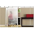 Quartet Privacy Screen, 64" x 38" Translucent Portable Wall Divider, Adjustable Height, Sturdy Aluminum Frame on Wheels, Includes Attachable White Board (WPS2000)